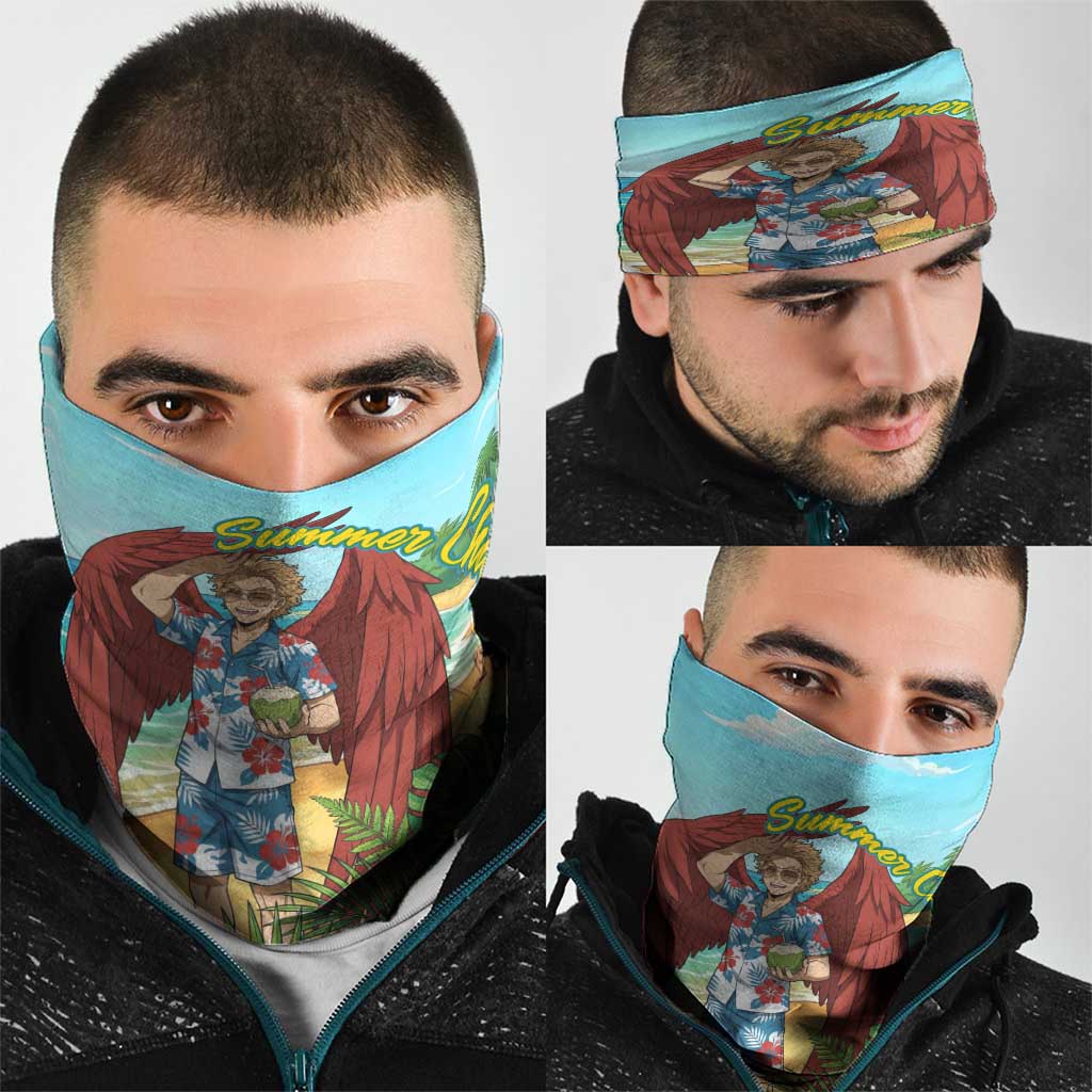 Hawks Summer Chill Neck Gaiter Tropical Anime Beach Vibes