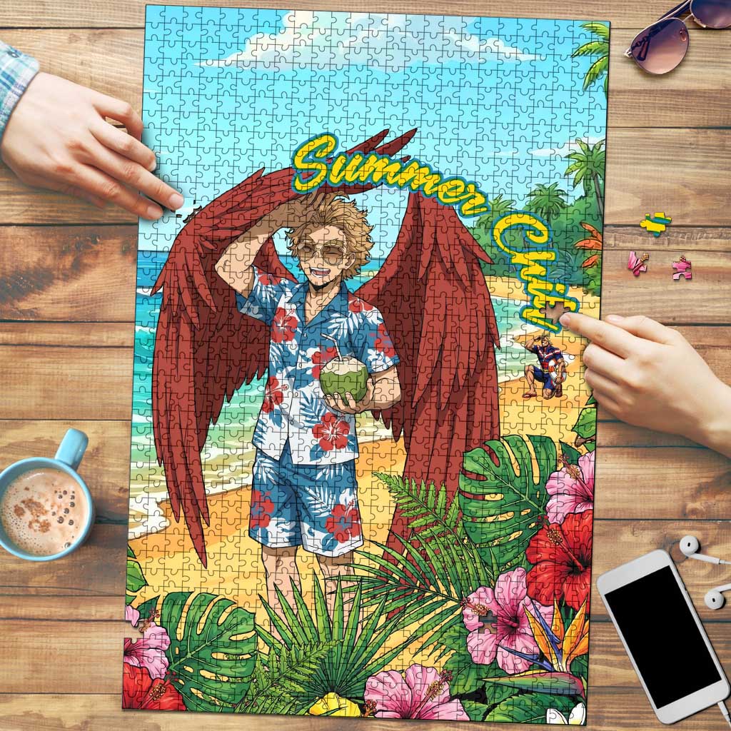 Hawks Summer Chill Puzzle Tropical Anime Beach Vibes