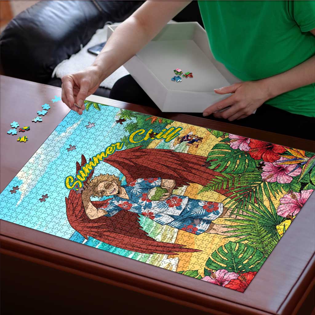 Hawks Summer Chill Puzzle Tropical Anime Beach Vibes