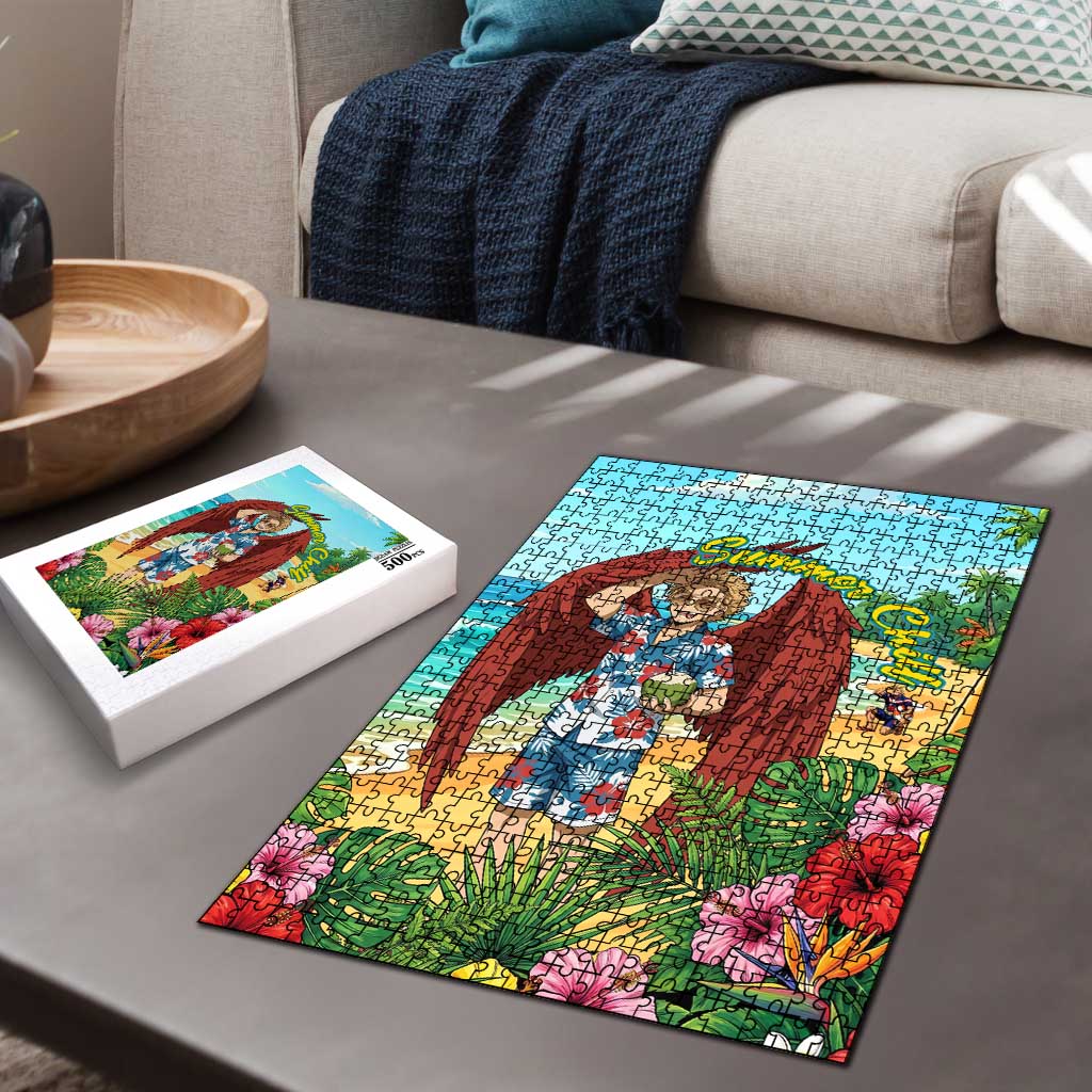 Hawks Summer Chill Puzzle Tropical Anime Beach Vibes