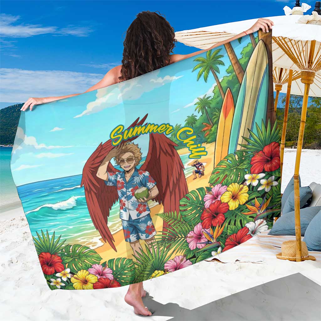 Hawks Summer Chill Sarong Tropical Anime Beach Vibes