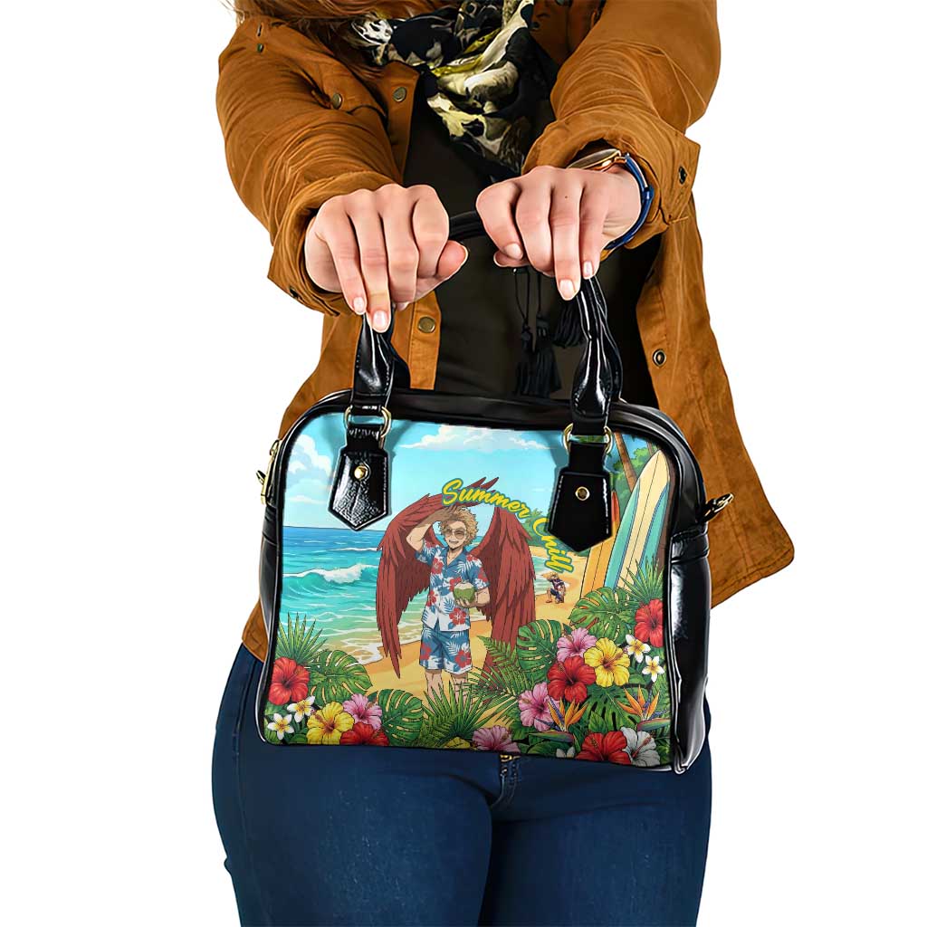 Hawks Summer Chill Shoulder Handbag Tropical Anime Beach Vibes