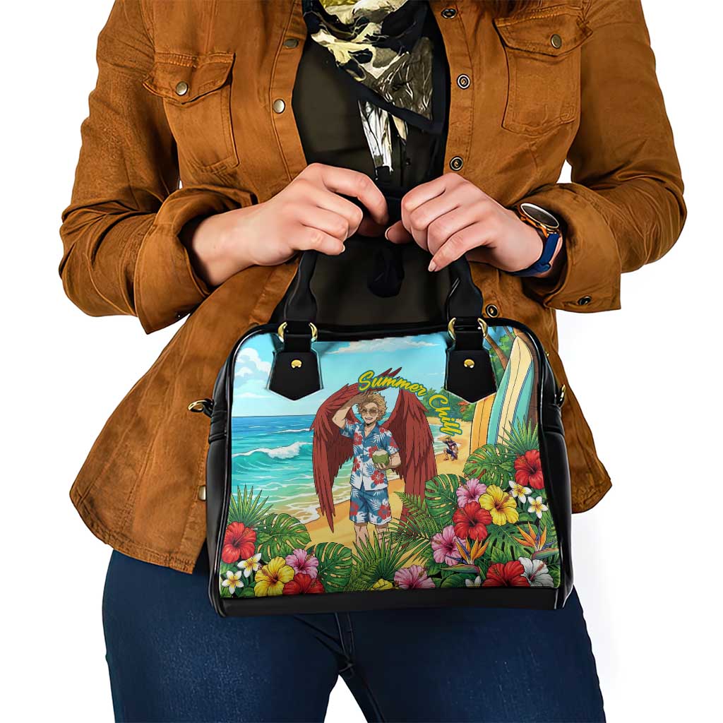Hawks Summer Chill Shoulder Handbag Tropical Anime Beach Vibes