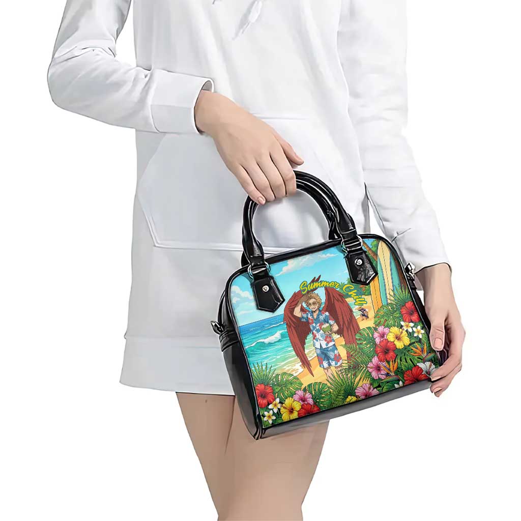 Hawks Summer Chill Shoulder Handbag Tropical Anime Beach Vibes