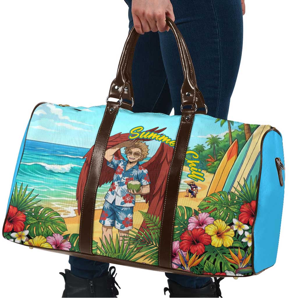 Hawks Summer Chill Travel Bag Tropical Anime Beach Vibes