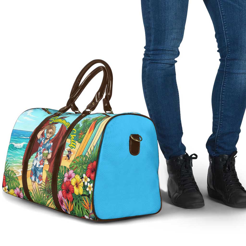 Hawks Summer Chill Travel Bag Tropical Anime Beach Vibes