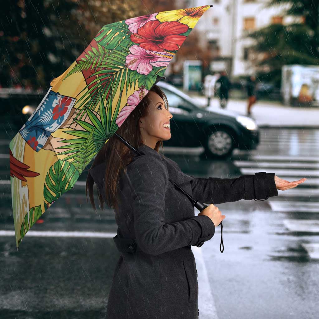Hawks Summer Chill Umbrella Tropical Anime Beach Vibes