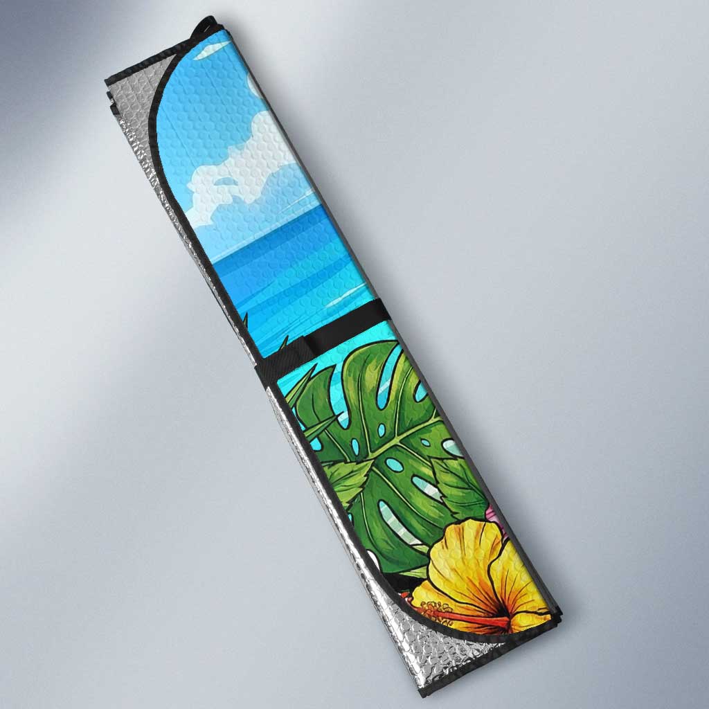 Midoriya Izuku Summer Chill Auto Sun Shade Tropical Anime Relaxation Scene