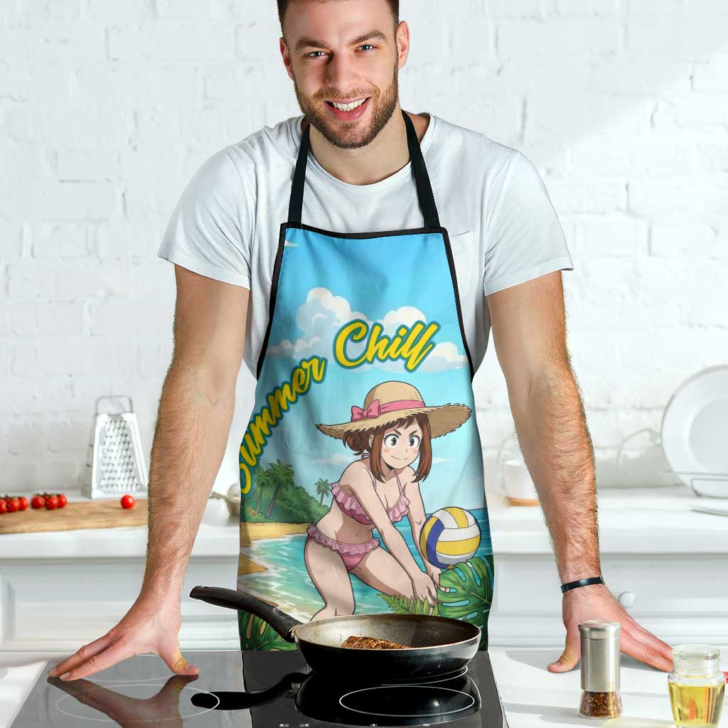 Ochako Uraraka Summer Chill Apron Tropical Anime Beach Play