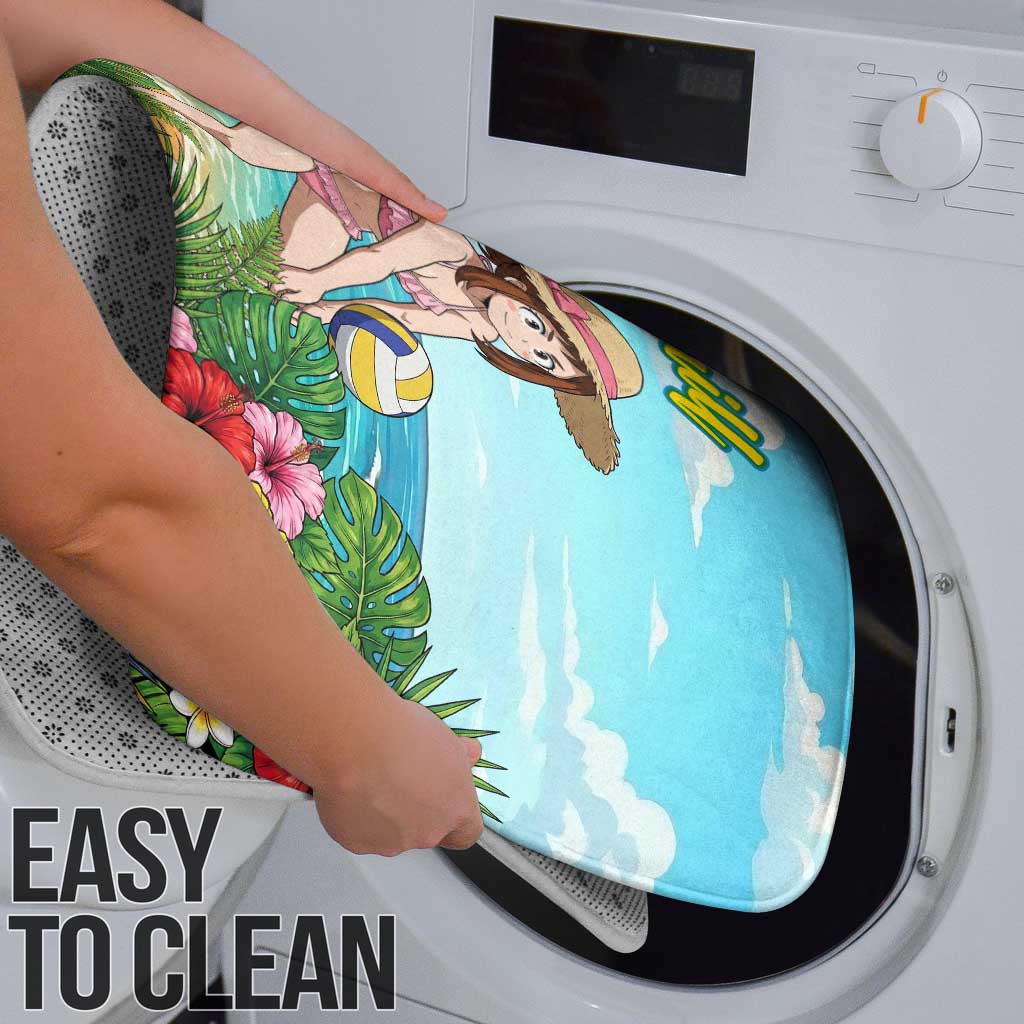 Ochako Uraraka Summer Chill Bathroom Set Tropical Anime Beach Play