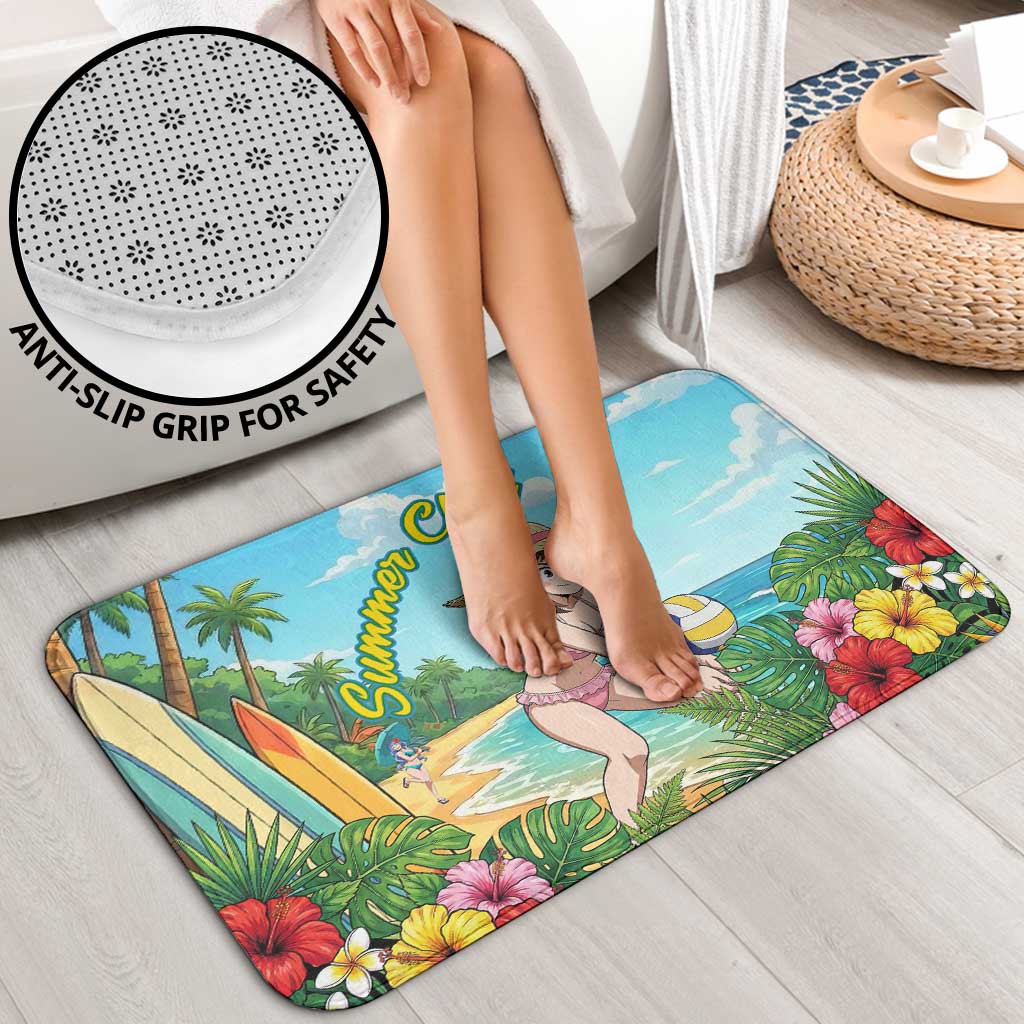 Ochako Uraraka Summer Chill Bathroom Set Tropical Anime Beach Play