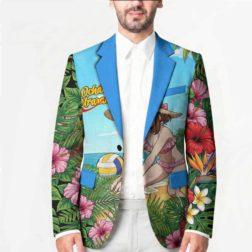Ochako Uraraka Summer Chill Blazer Tropical Anime Beach Play