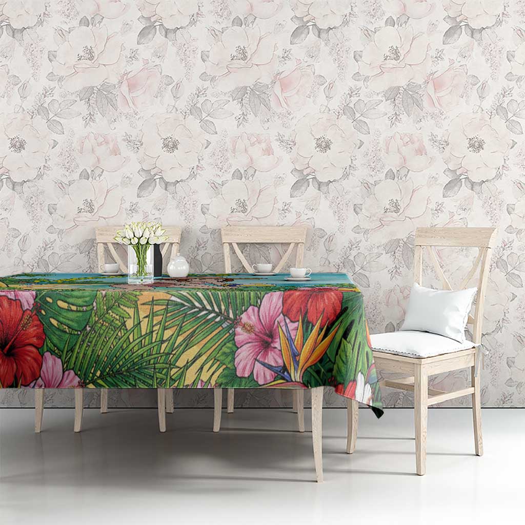 Ochako Uraraka Summer Chill Tablecloth Tropical Anime Beach Play