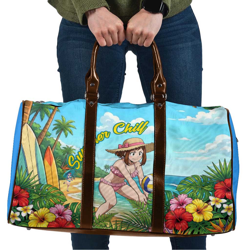 Ochako Uraraka Summer Chill Travel Bag Tropical Anime Beach Play