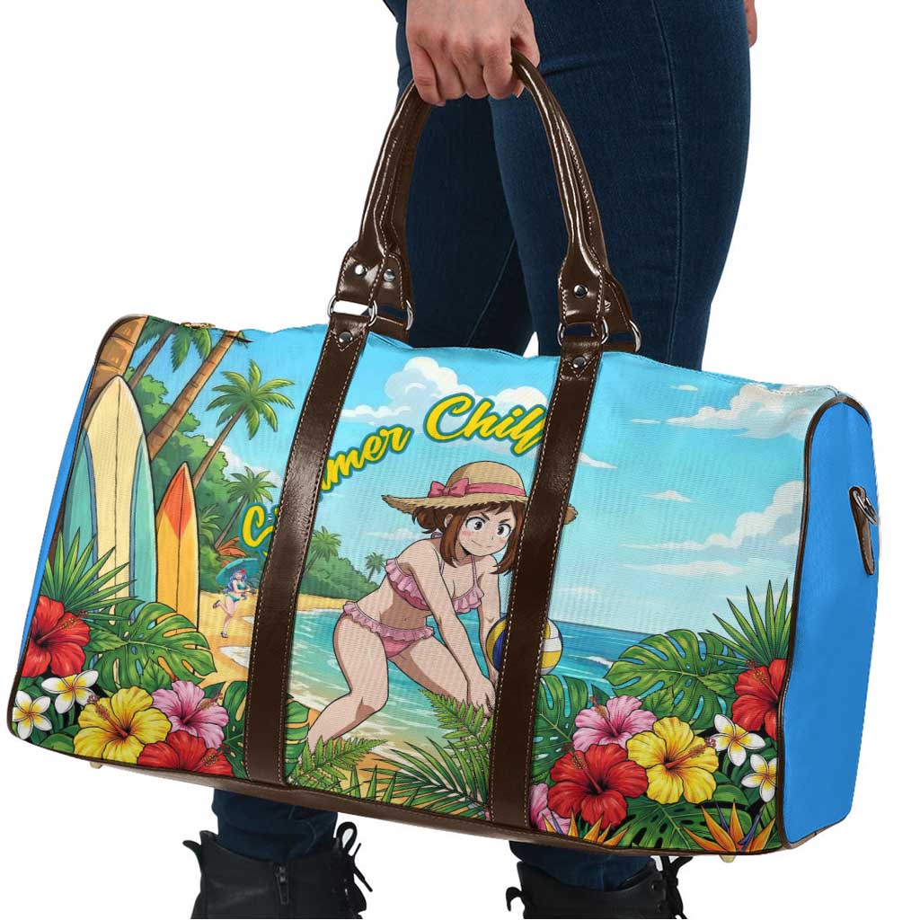 Ochako Uraraka Summer Chill Travel Bag Tropical Anime Beach Play