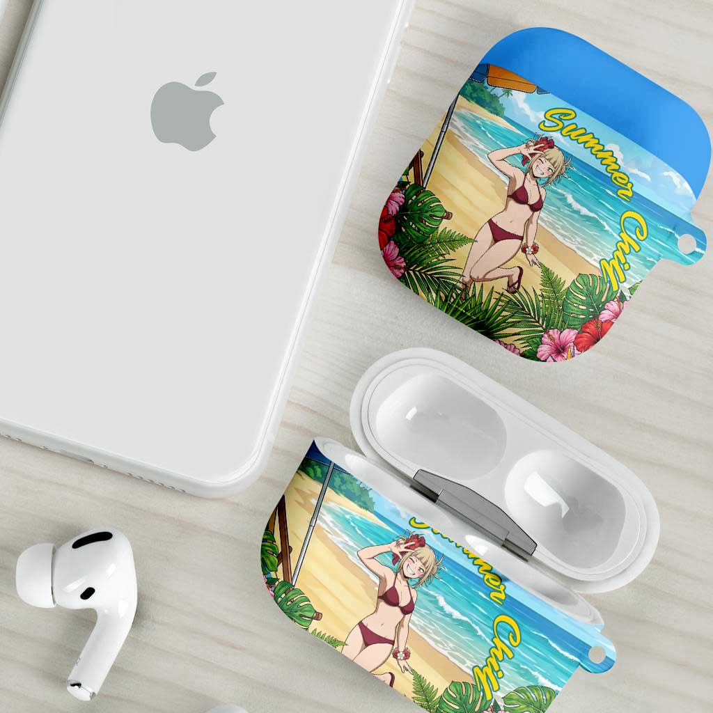 Himiko Toga Summer Chill AirPods Case Tropical Anime Paradise Art