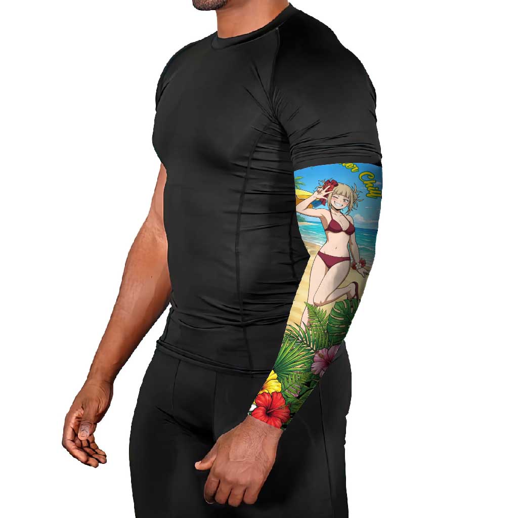 Himiko Toga Summer Chill Arm Sleeves Tropical Anime Paradise Art