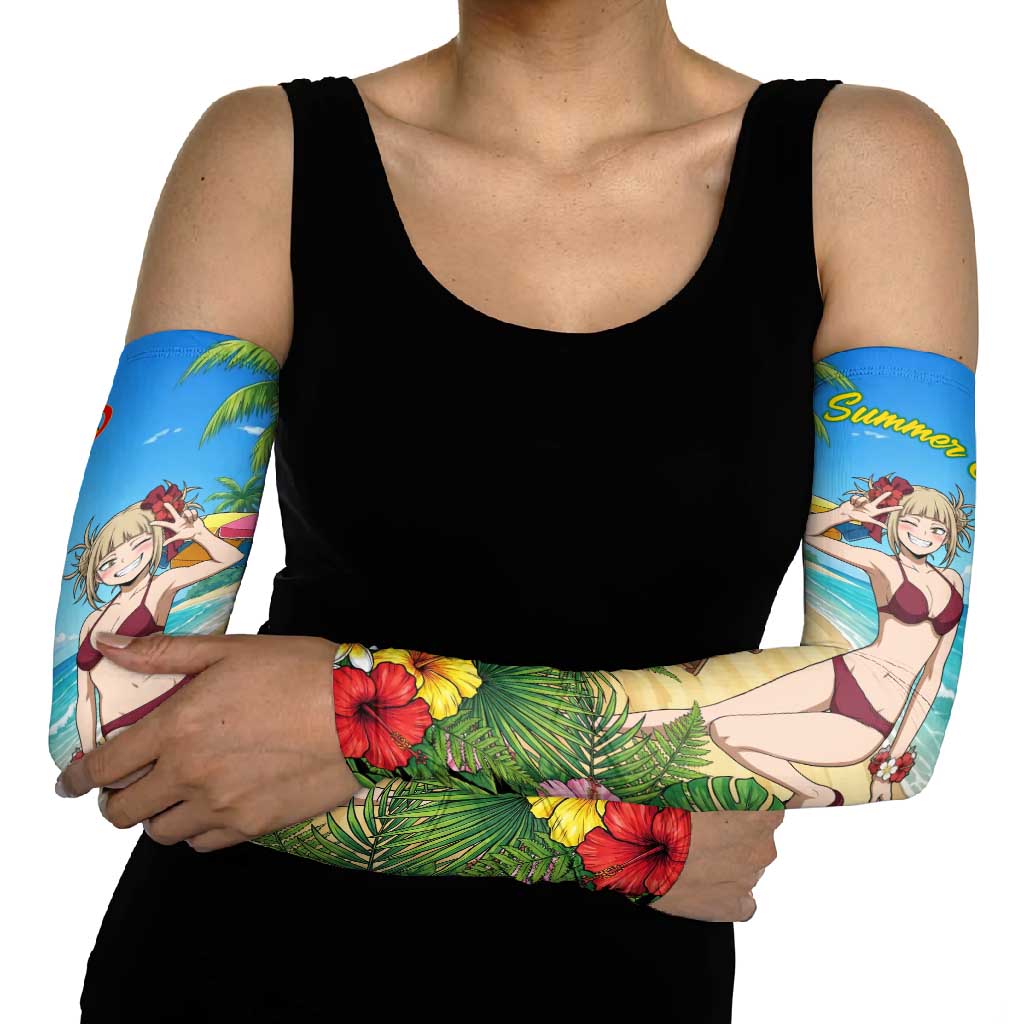 Himiko Toga Summer Chill Arm Sleeves Tropical Anime Paradise Art