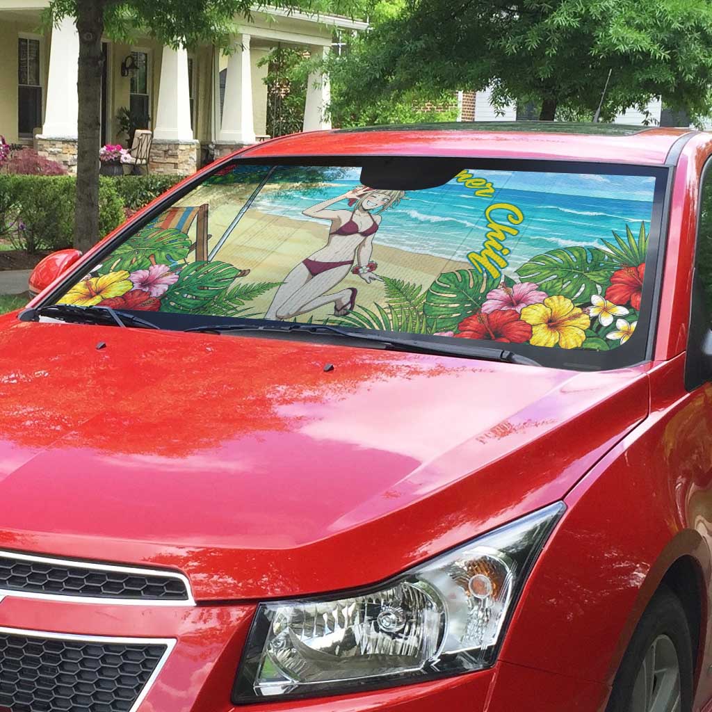 Himiko Toga Summer Chill Auto Sun Shade Tropical Anime Paradise Art