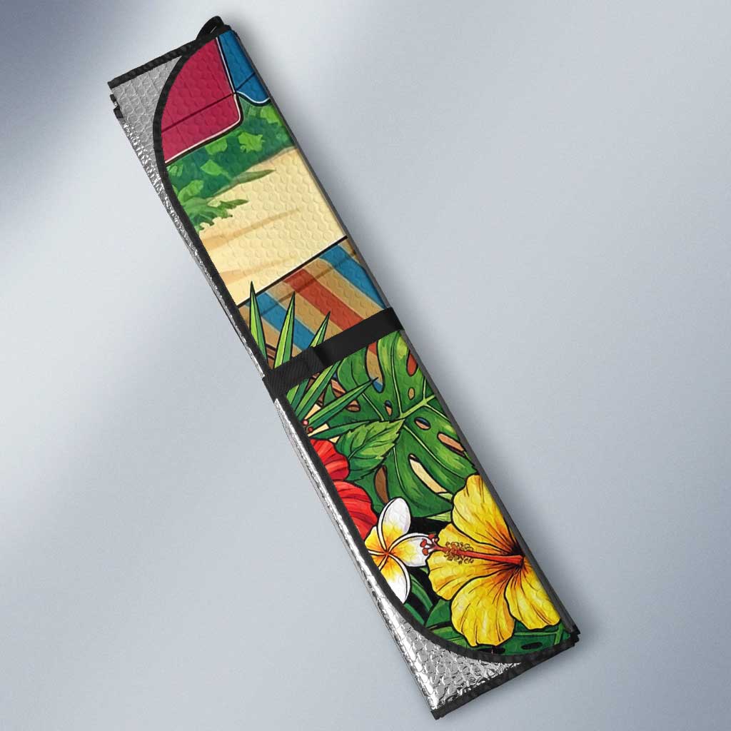 Himiko Toga Summer Chill Auto Sun Shade Tropical Anime Paradise Art