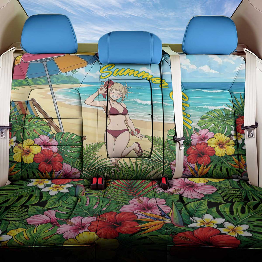 Himiko Toga Summer Chill Back Car Seat Cover Tropical Anime Paradise Art