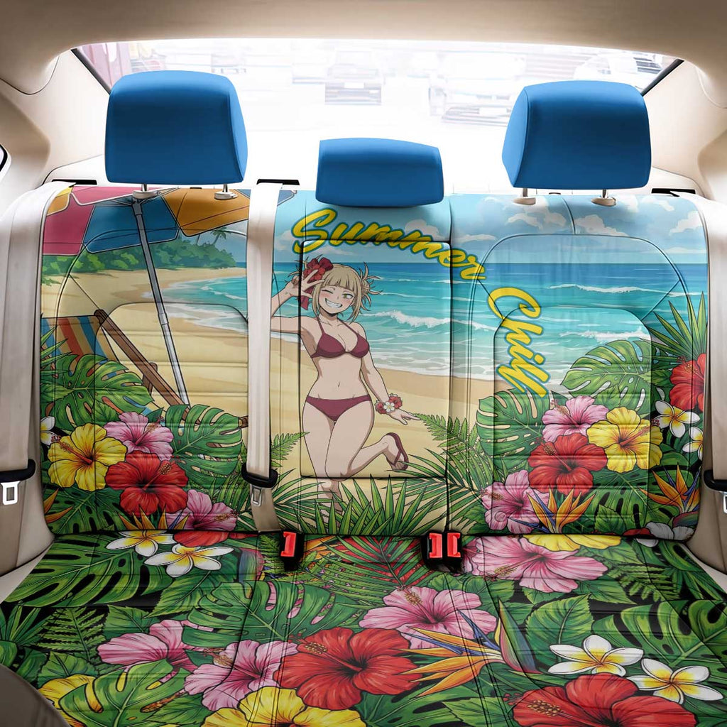 Himiko Toga Summer Chill Back Car Seat Cover Tropical Anime Paradise Art