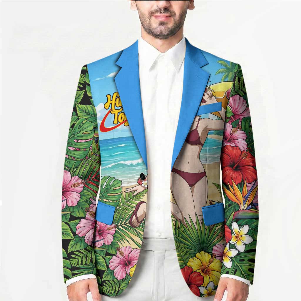 Himiko Toga Summer Chill Blazer Tropical Anime Paradise Art