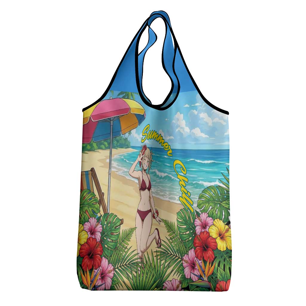 Himiko Toga Summer Chill Grocery Bag Tropical Anime Paradise Art