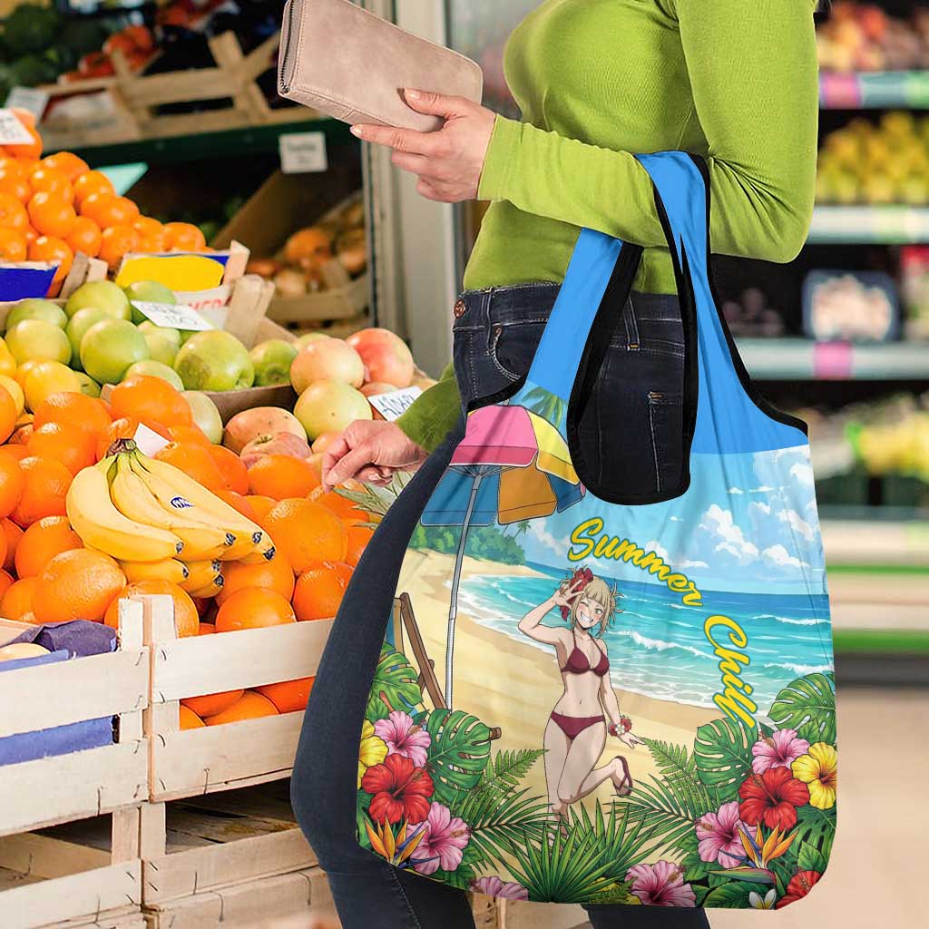 Himiko Toga Summer Chill Grocery Bag Tropical Anime Paradise Art