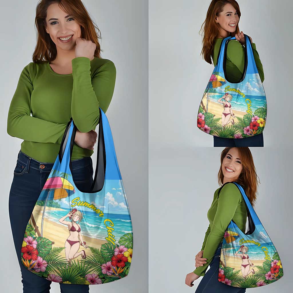 Himiko Toga Summer Chill Grocery Bag Tropical Anime Paradise Art