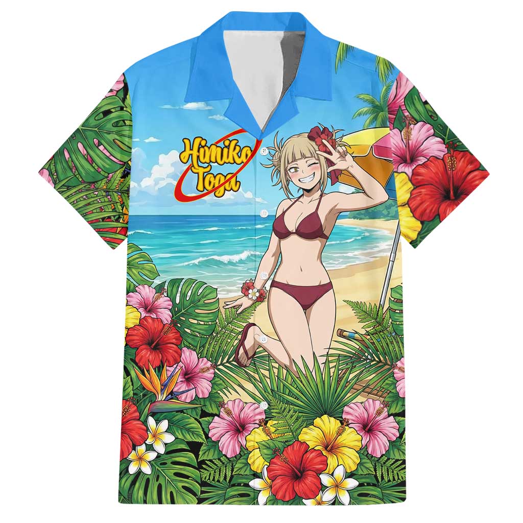 Himiko Toga Summer Chill Hawaiian Shirt Tropical Anime Paradise Art