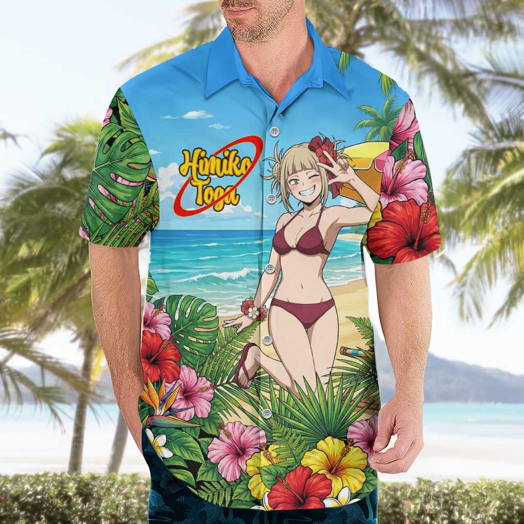 Himiko Toga Summer Chill Hawaiian Shirt Tropical Anime Paradise Art