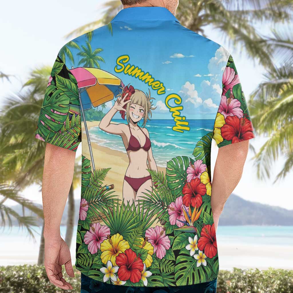 Himiko Toga Summer Chill Hawaiian Shirt Tropical Anime Paradise Art