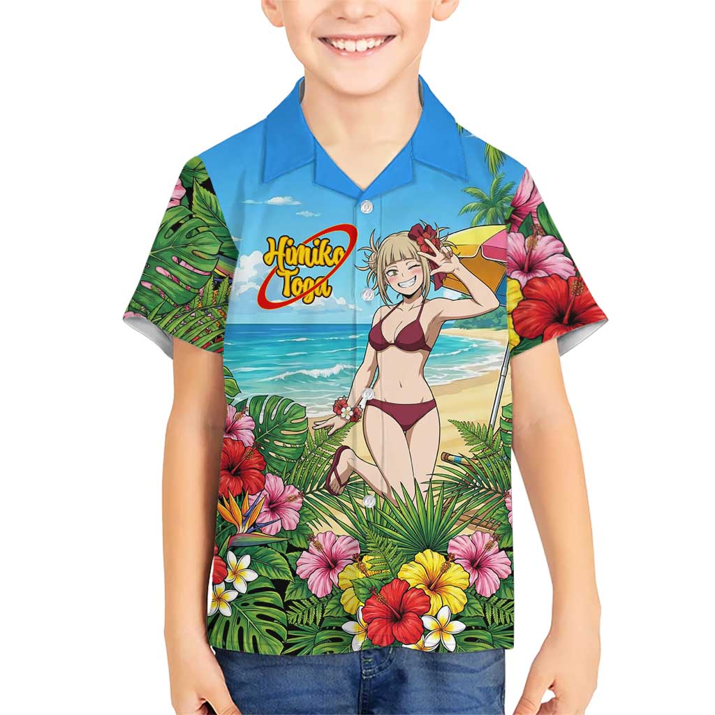 Himiko Toga Summer Chill Hawaiian Shirt Tropical Anime Paradise Art