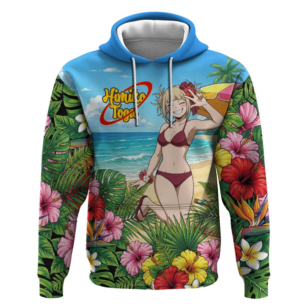 Himiko Toga Summer Chill Hoodie Tropical Anime Paradise Art