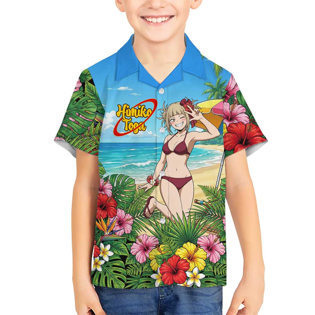 Himiko Toga Summer Chill Kid Hawaiian Shirt Tropical Anime Paradise Art