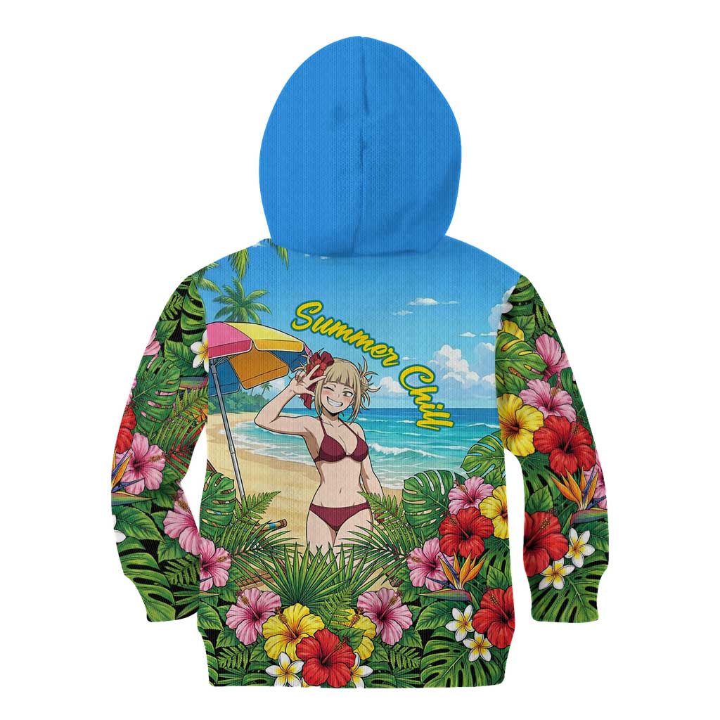 Himiko Toga Summer Chill Kid Hoodie Tropical Anime Paradise Art