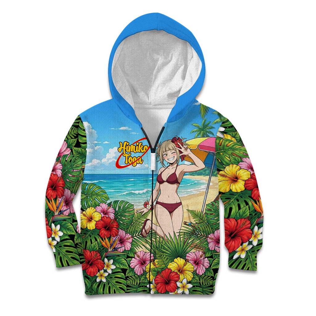 Himiko Toga Summer Chill Kid Hoodie Tropical Anime Paradise Art