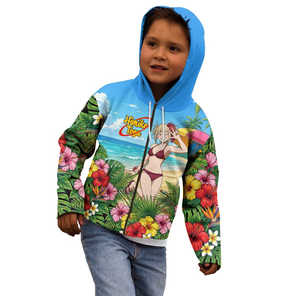 Himiko Toga Summer Chill Kid Hoodie Tropical Anime Paradise Art