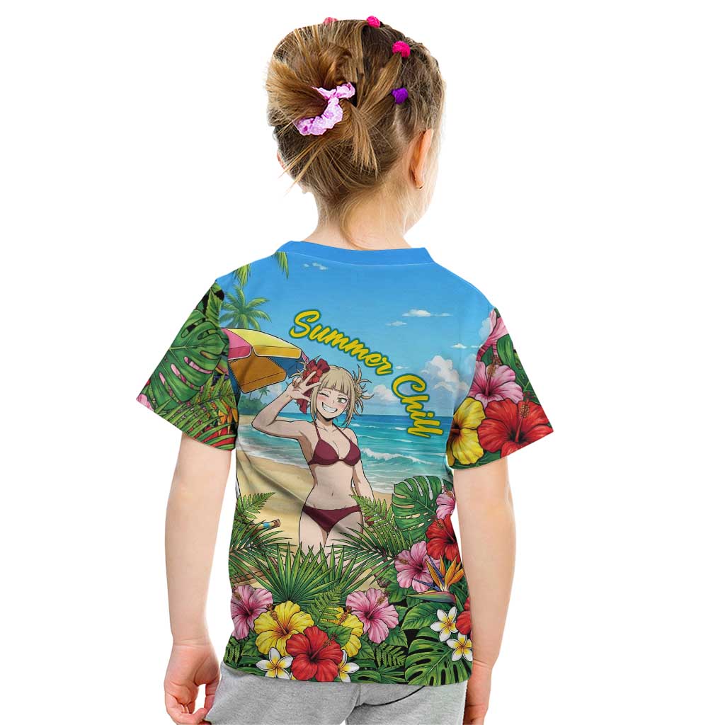 Himiko Toga Summer Chill Kid T Shirt Tropical Anime Paradise Art