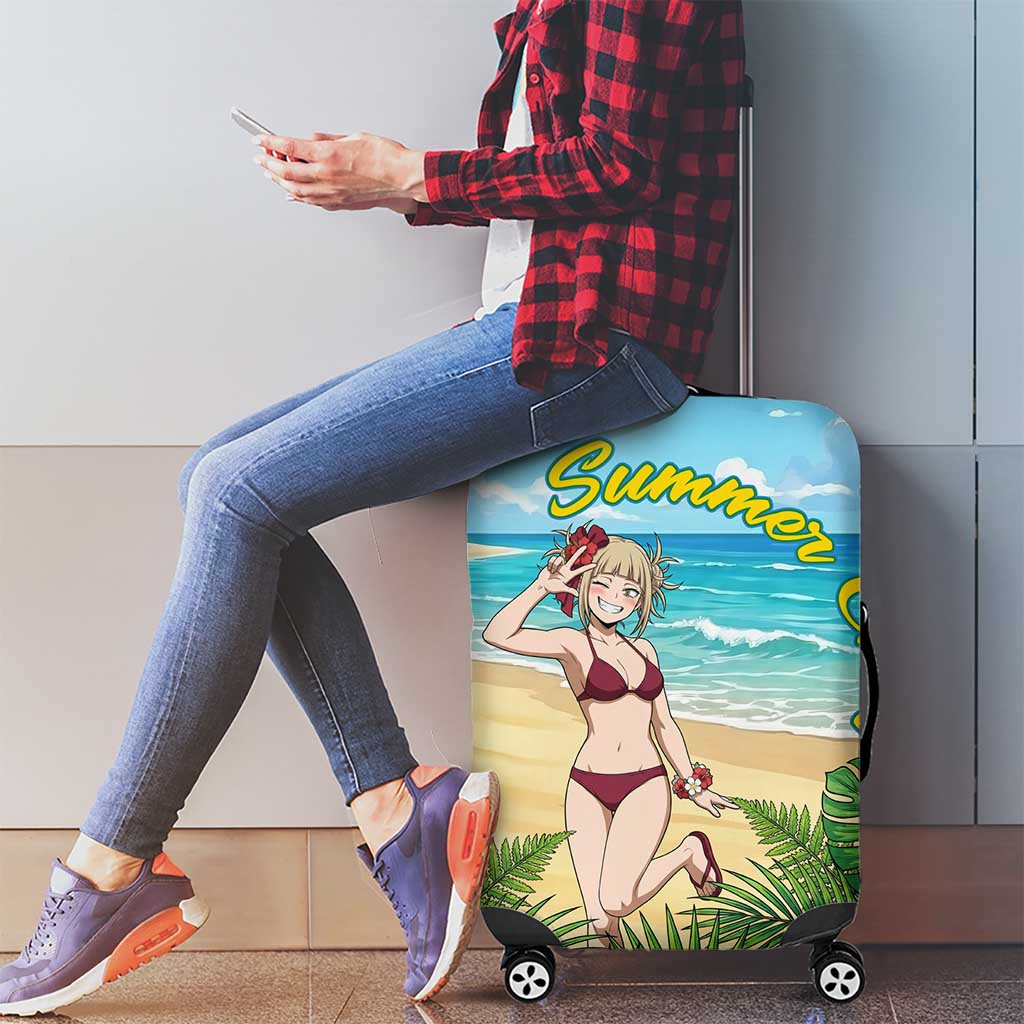 Himiko Toga Summer Chill Luggage Cover Tropical Anime Paradise Art