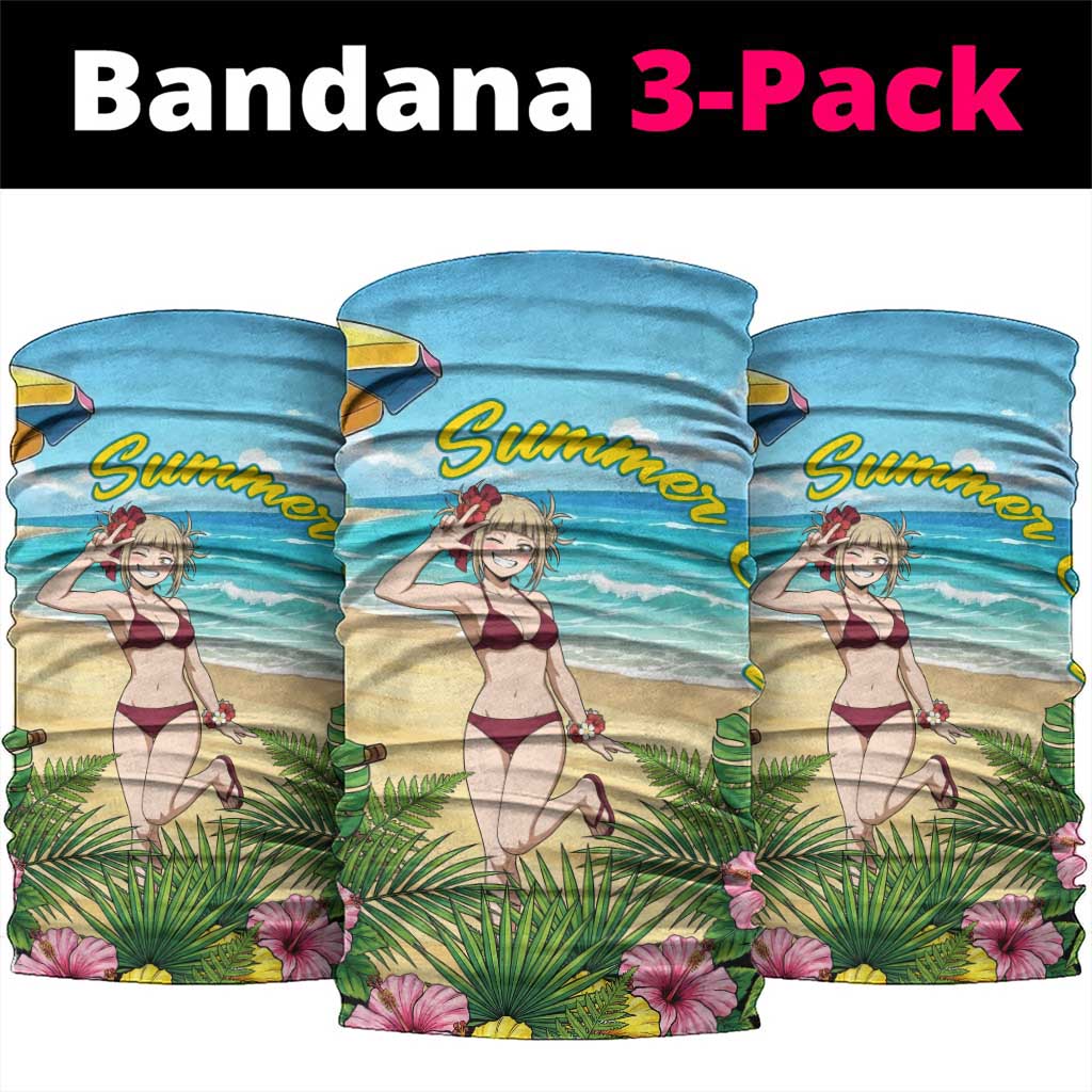 Himiko Toga Summer Chill Neck Gaiter Tropical Anime Paradise Art