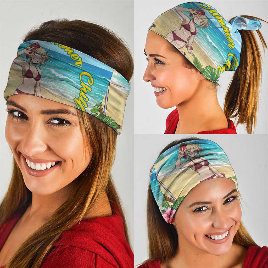 Himiko Toga Summer Chill Neck Gaiter Tropical Anime Paradise Art