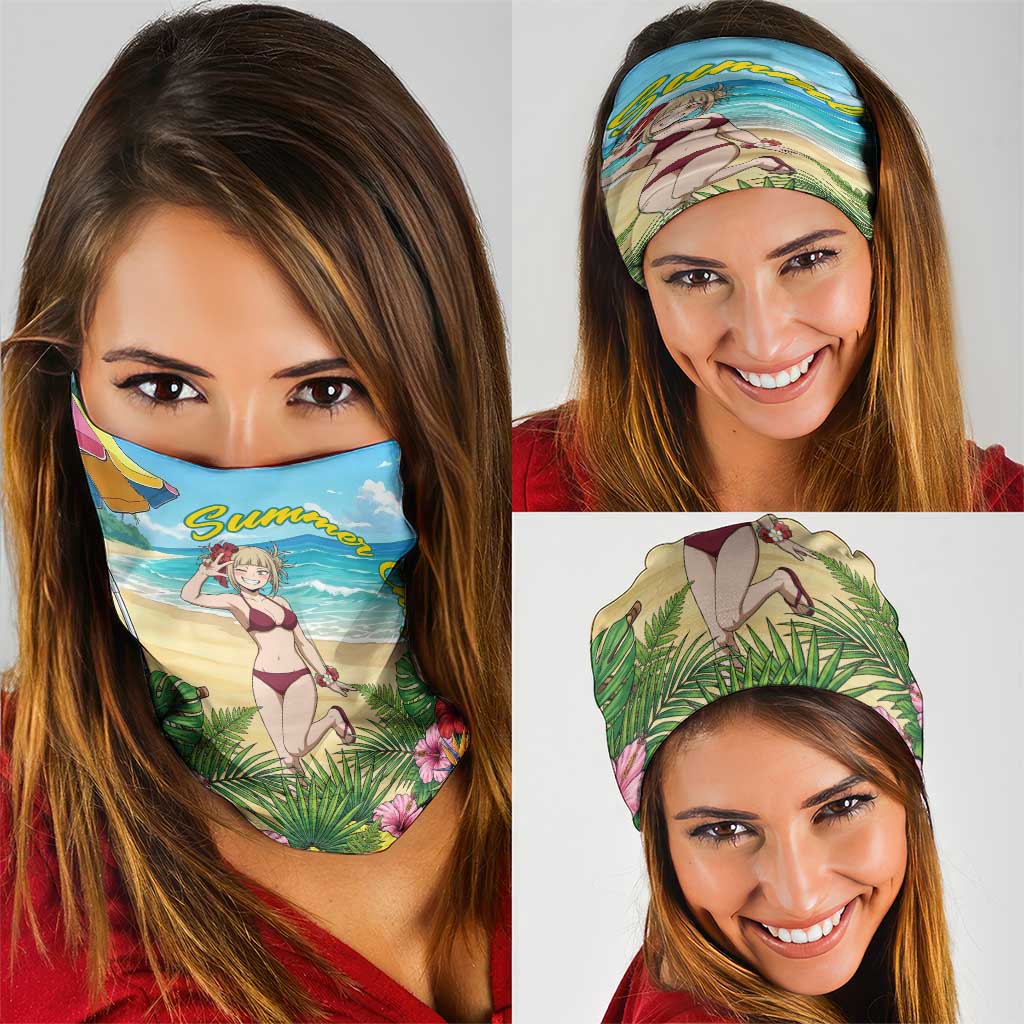 Himiko Toga Summer Chill Neck Gaiter Tropical Anime Paradise Art