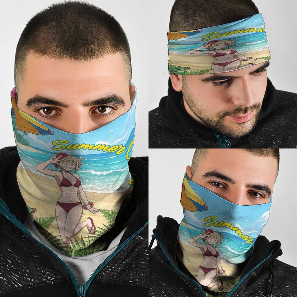Himiko Toga Summer Chill Neck Gaiter Tropical Anime Paradise Art