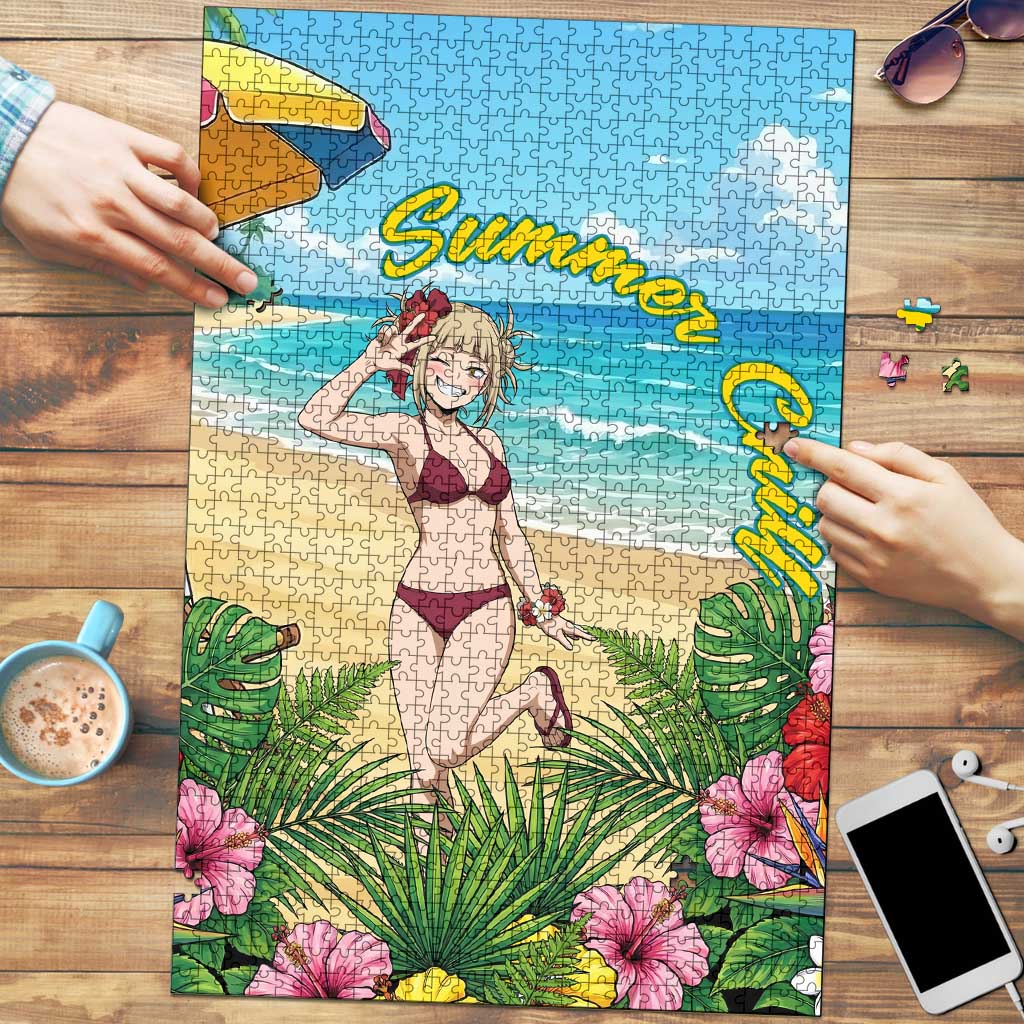 Himiko Toga Summer Chill Puzzle Tropical Anime Paradise Art