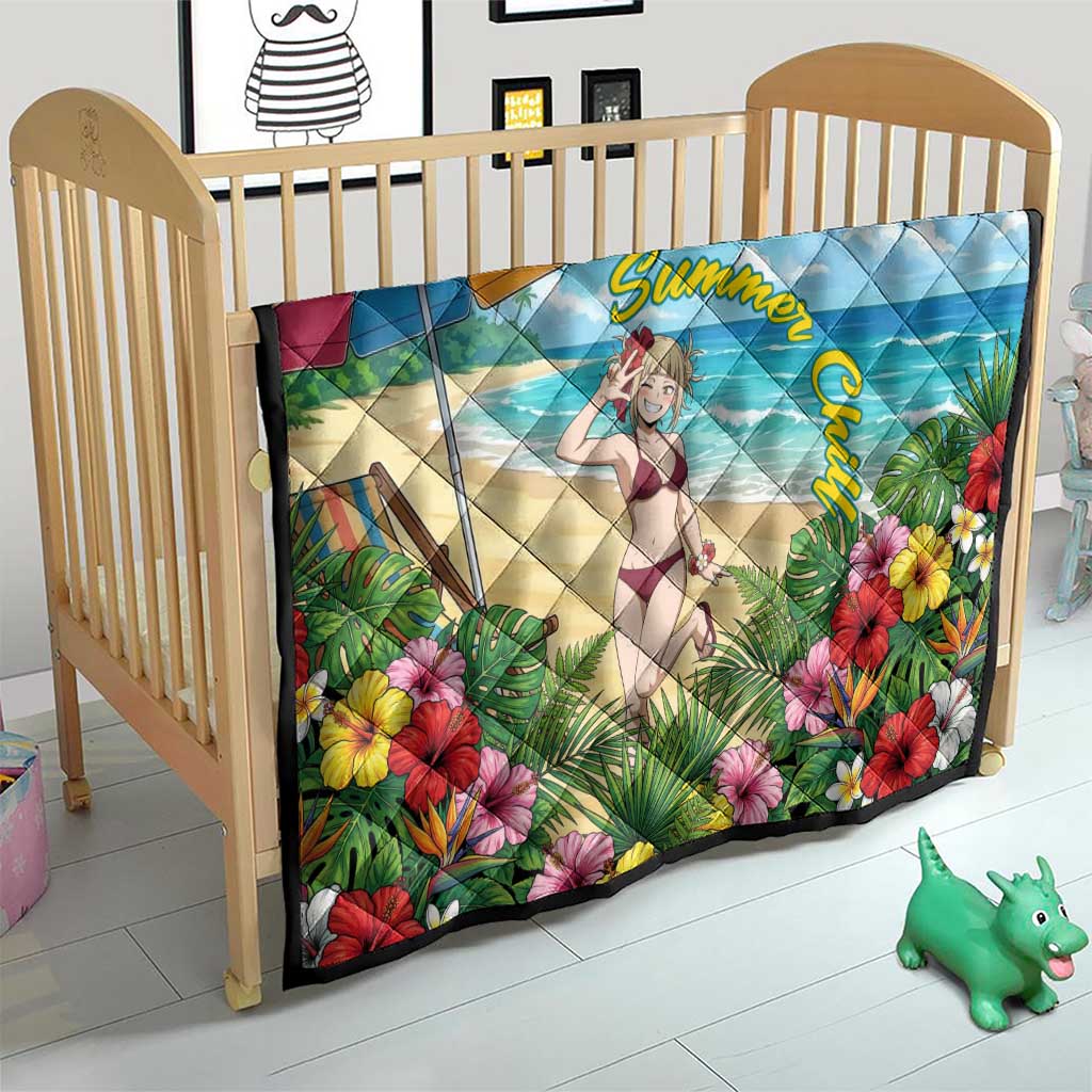 Himiko Toga Summer Chill Quilt Tropical Anime Paradise Art