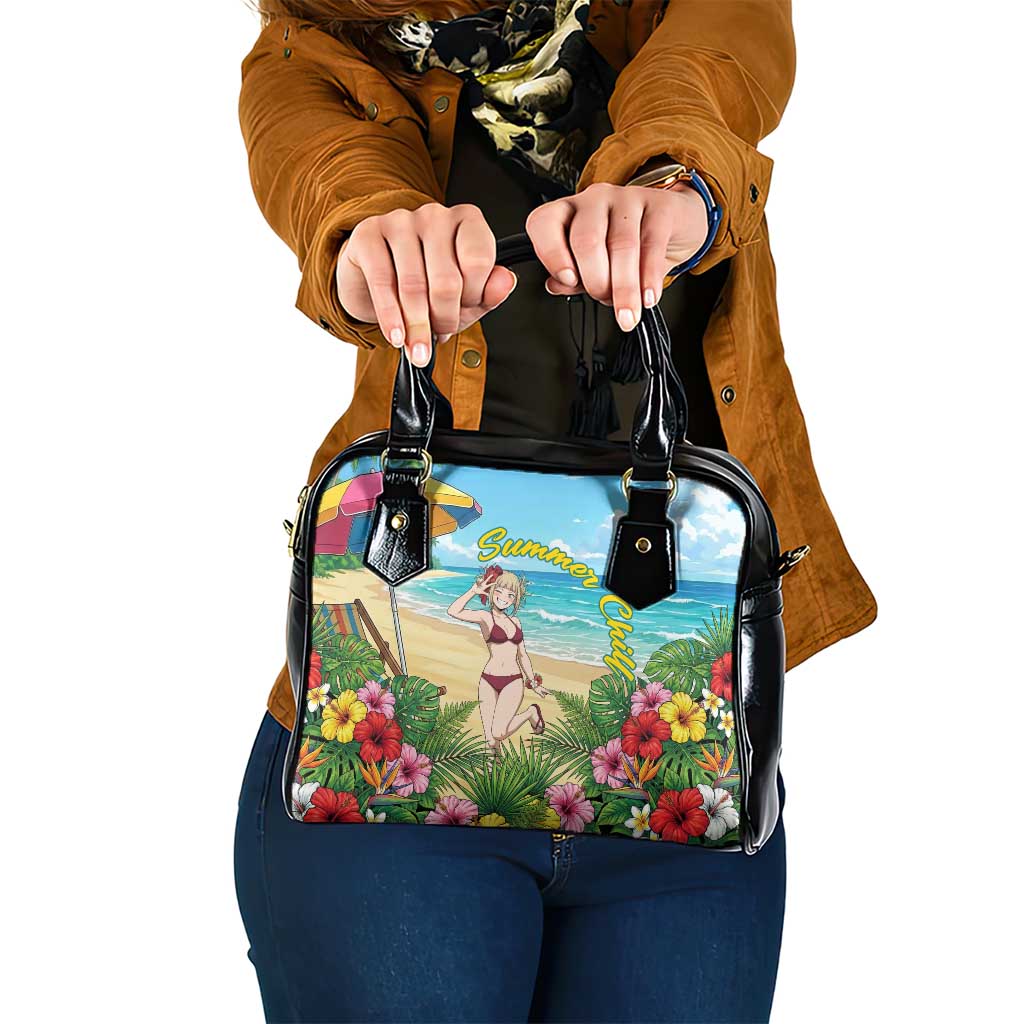 Himiko Toga Summer Chill Shoulder Handbag Tropical Anime Paradise Art