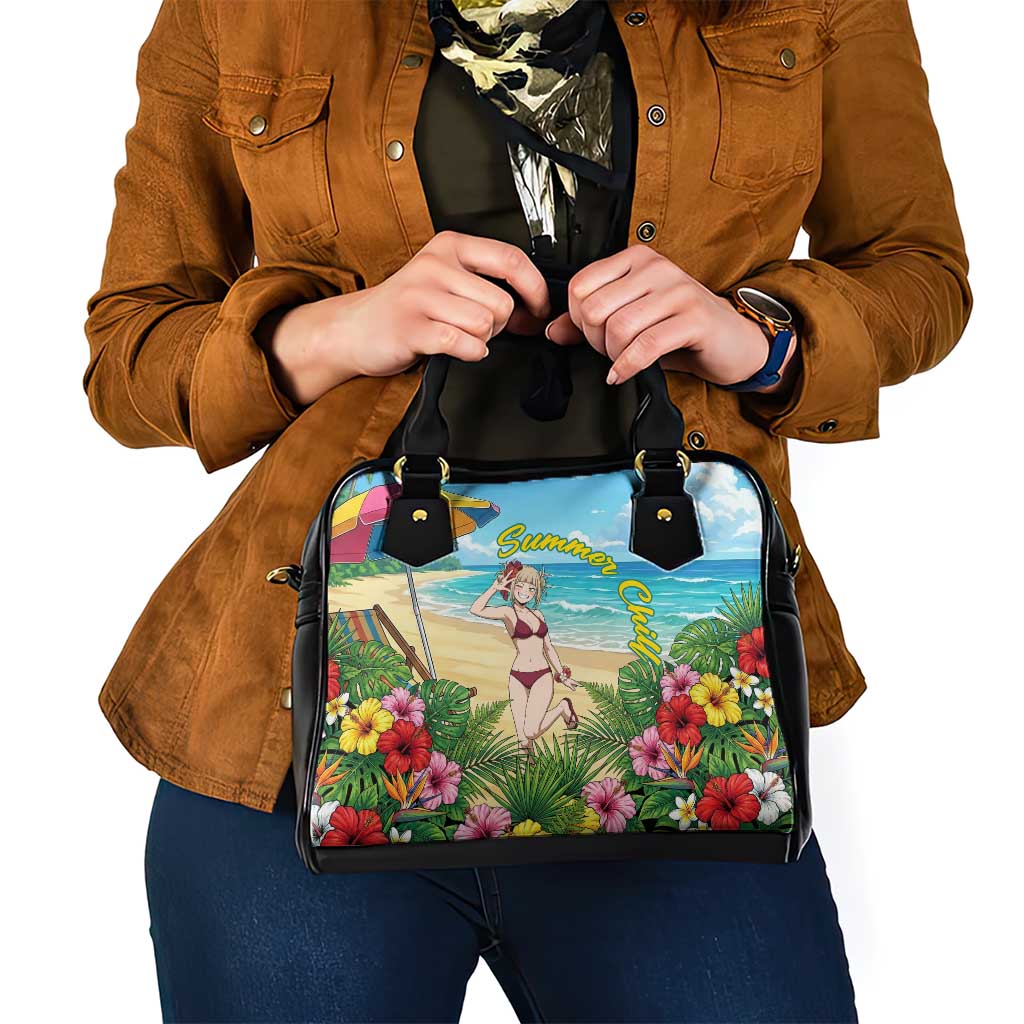 Himiko Toga Summer Chill Shoulder Handbag Tropical Anime Paradise Art