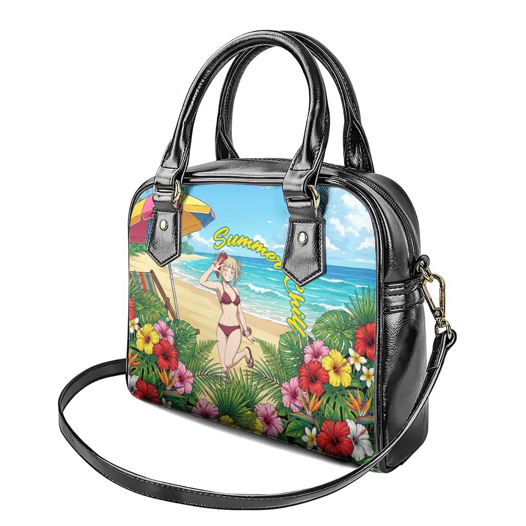 Himiko Toga Summer Chill Shoulder Handbag Tropical Anime Paradise Art